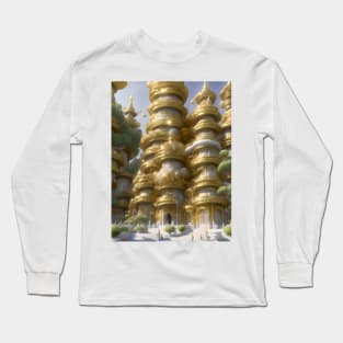 The Grand Temple of Flowers The Empress' Swirling Garden The Temple of Truth Is White Parnassus Long Sleeve T-Shirt